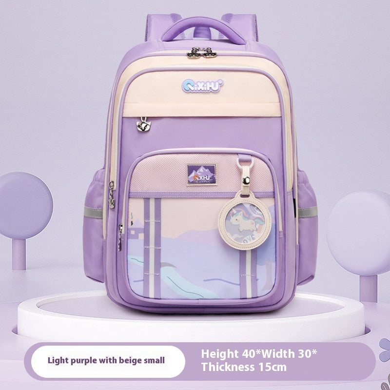 Large Capacity Primary School Student Schoolbag Lightweight And Wear-resistant