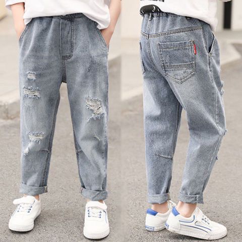 Boys' Denim Trousers Trousers Children's Clothing  (Available)