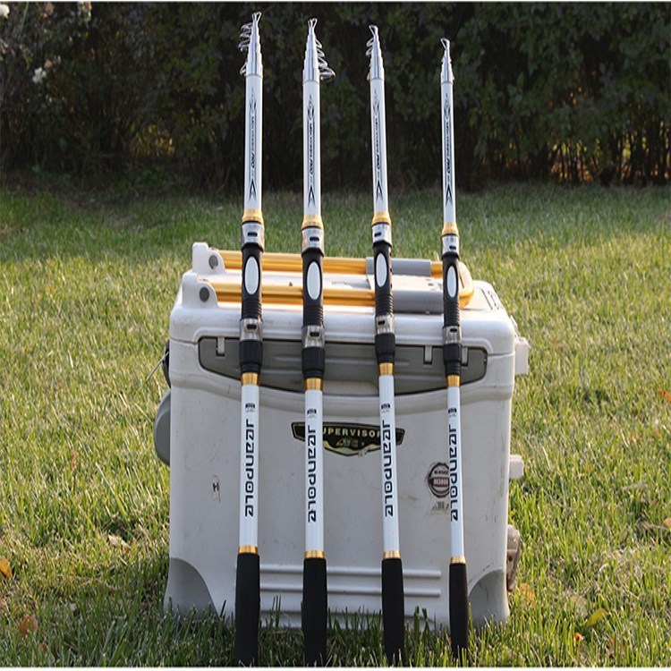 Fishing Rod Feeder Hard FRP Carbon Fiber Telescopic Fishing Rod Fishing Pole