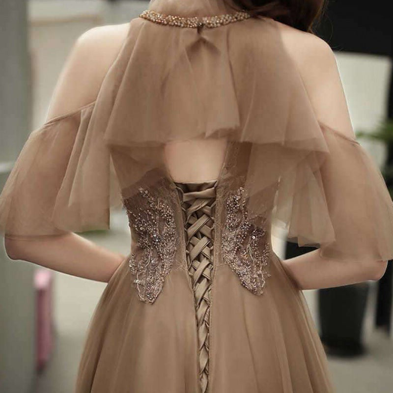 Party Party Dress Host Heavy Industry Banquet Evening Dress (Available)