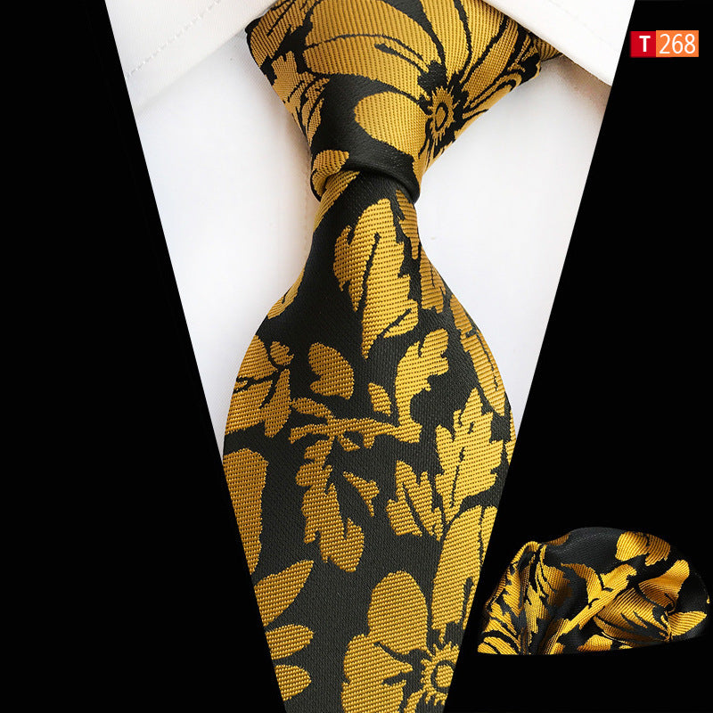 Men's Suit Accessories Red Floral Tie (Available)