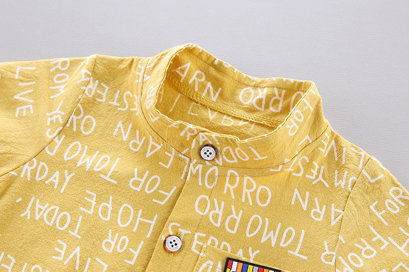 Korean Short-Sleeved Children's Clothing For Boys And Girls (Available)