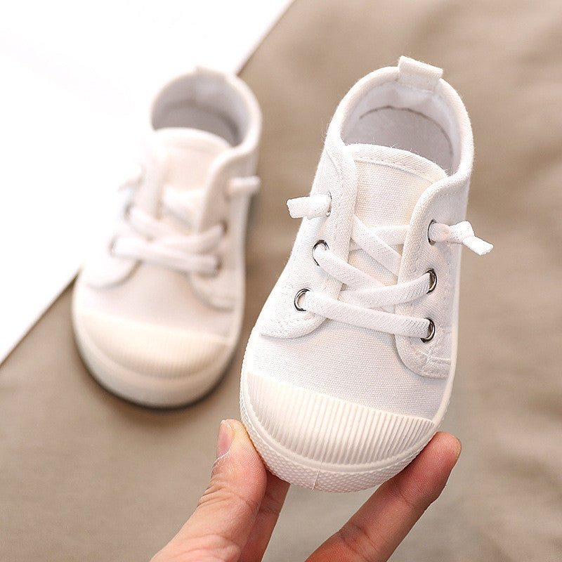 Kindergarten Indoor Shoes Baby Cloth Shoes Children Canvas Shoes (Available)