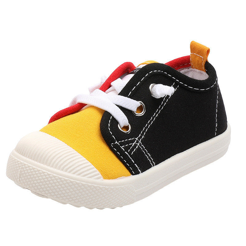 Kindergarten Indoor Shoes Baby Cloth Shoes Children Canvas Shoes (Available)
