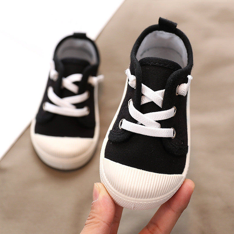Kindergarten Indoor Shoes Baby Cloth Shoes Children Canvas Shoes (Available)