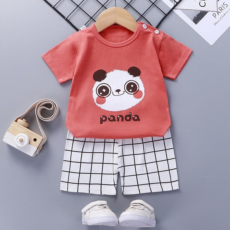 Summer Clothes For Infants And Young Children  baby T-shirt Shorts