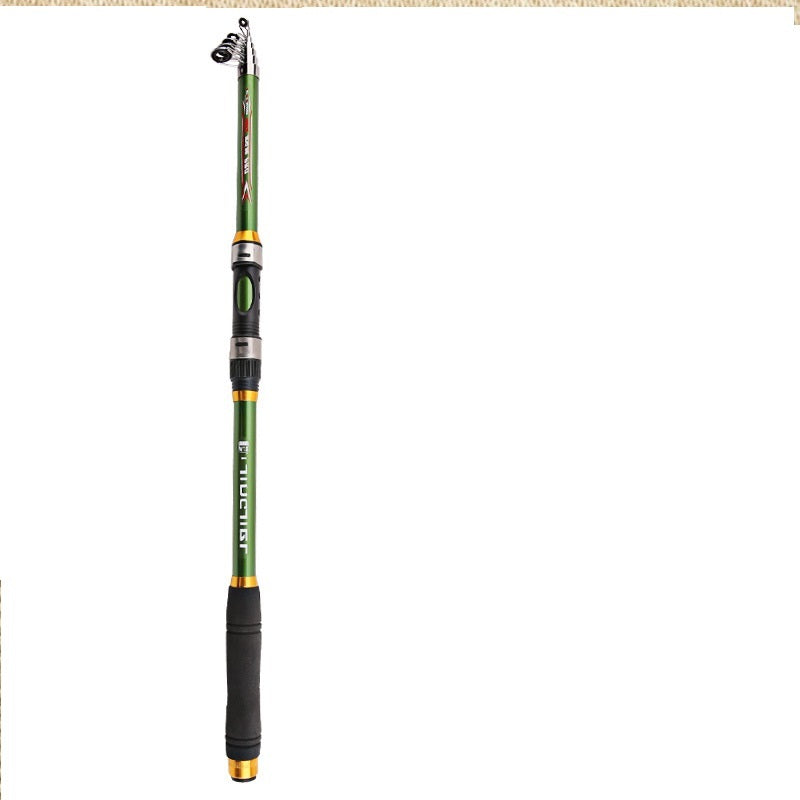 Fishing Rod Feeder Hard FRP Carbon Fiber Telescopic Fishing Rod Fishing Pole