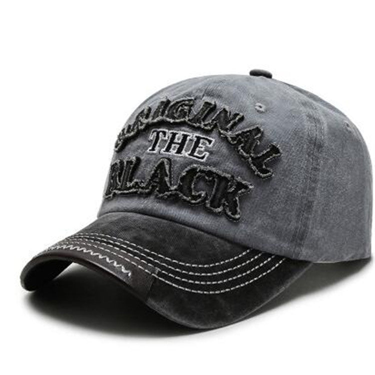 Men's Cap Cotton Letter Baseball Cap (Available)