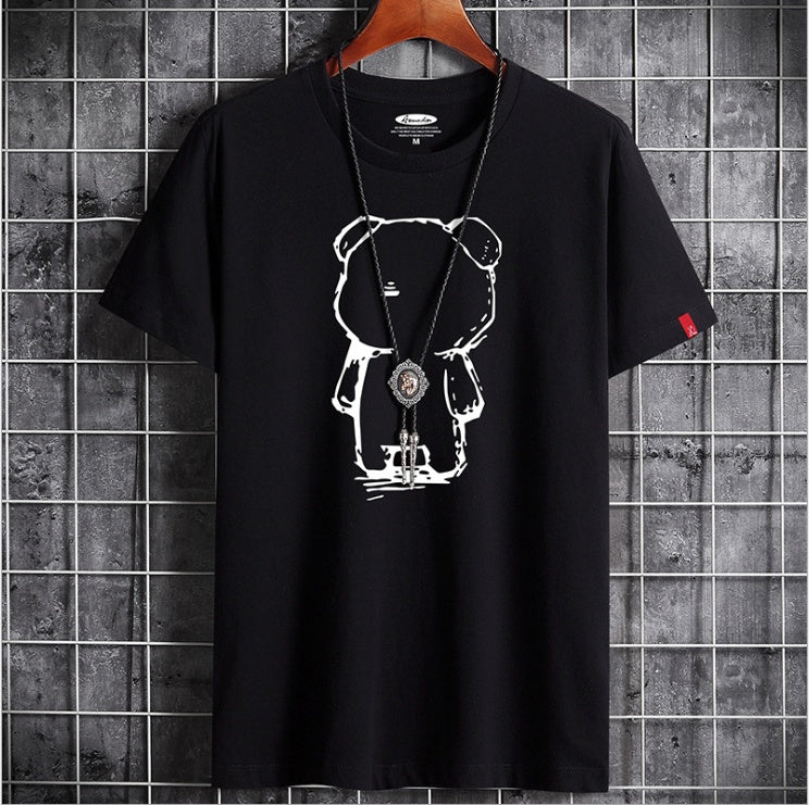 Mens Casual Bear Anime T Shirt (Available)