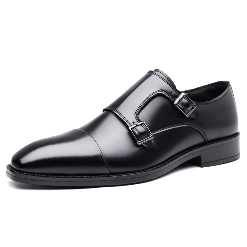 Leather Shoes Men's Business Shoes Oxford (Available)