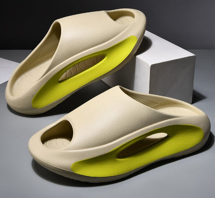Men's Thick Soled Anti Slip And Minimalist Versatile Slippers