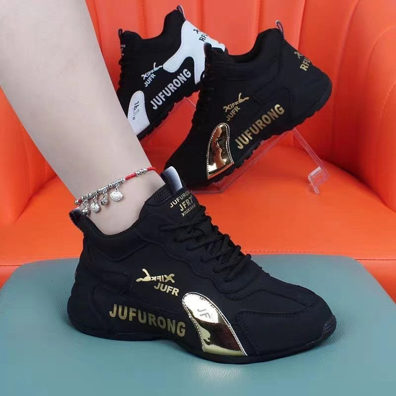 Couple Sports Casual PU White Shoes All-match Wear-resistant  (Available)