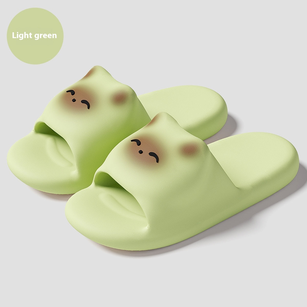 Cartoon Kitten Women's Soft Bottom Non-slip Eva Slippers