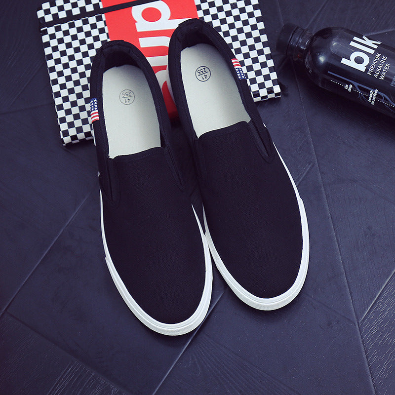 All-match white shoes men canvas shoes (Available)