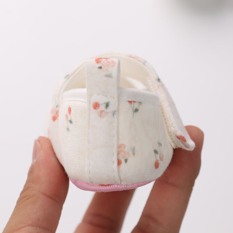 Color Cotton Toddler Shoes Soft Sole Newborn Baby Shoes  Male And Female Baby Shoes