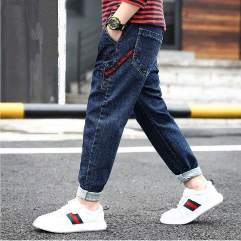 Boys' Denim Trousers Trousers Children's Clothing  (Available)