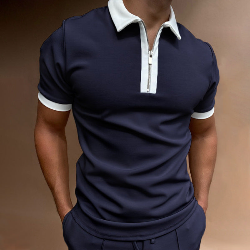Men's Polo Shirt Men Solid Polo Shirts Brand Men Short-Sleeved Shirt Summer Shirt Man Clothing   (Available)