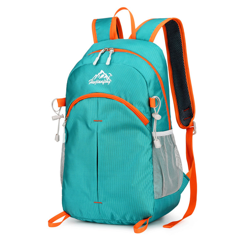 100% Foldable Sport Backpack Outdoor Travel Lightweight Double Shoulder Bag Large Capacity Storage Bag Waterproof Material  (Available)