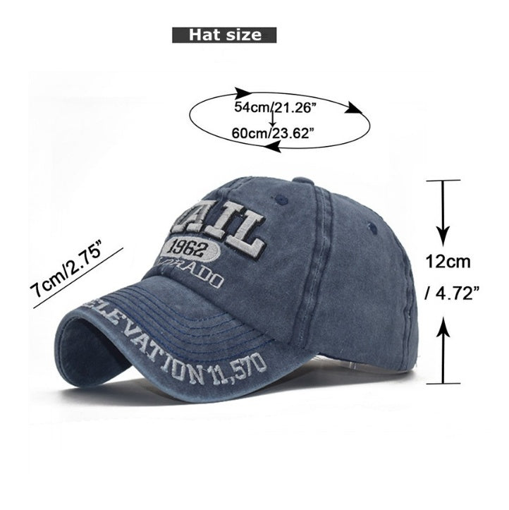 Embroidered baseball cap (Available)