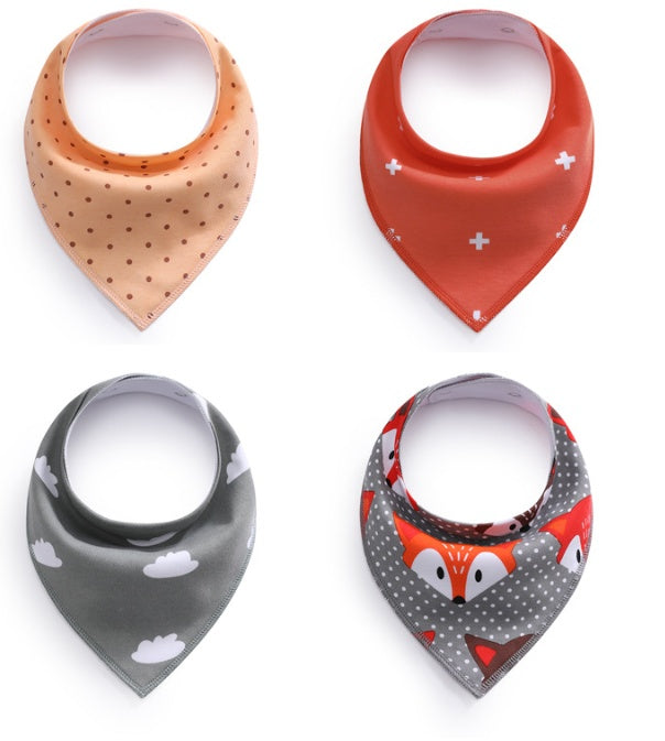 Saliva towel double fleece baby bib bib