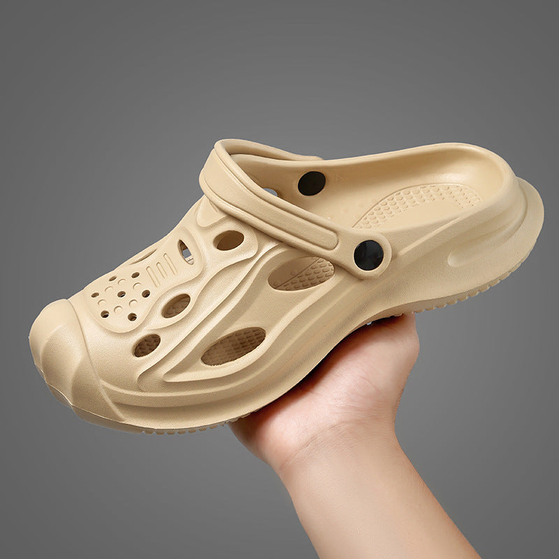 Outdoor New Non-slip Color Matching Slippers For Men