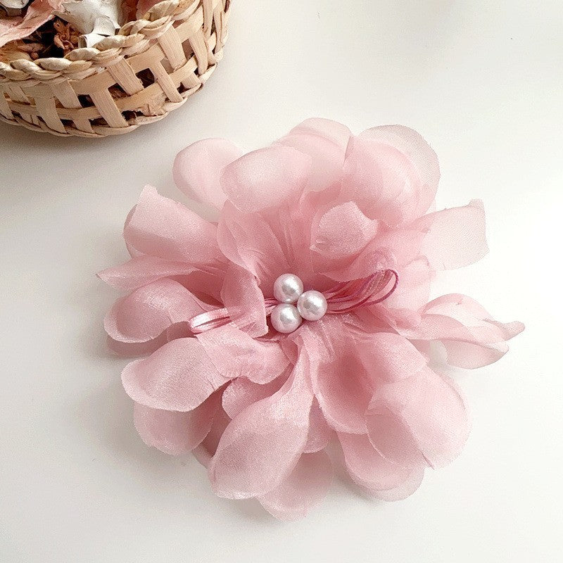Pearl Flower Children's Side Clip Hair Accessories (Available)