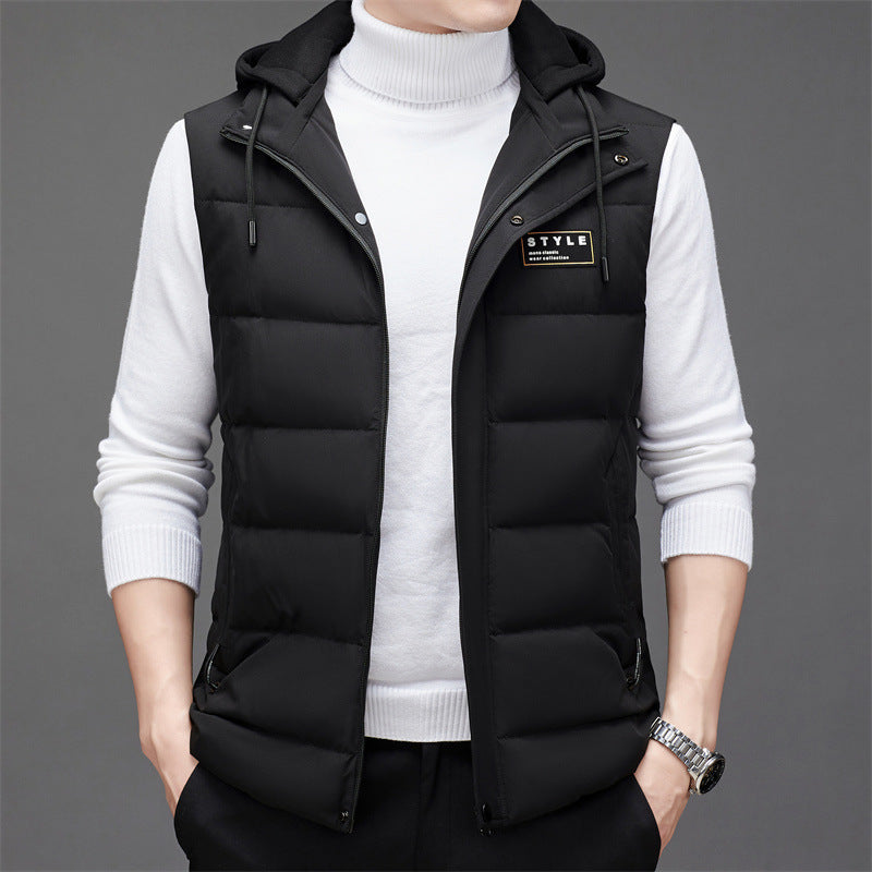 Men's Fashion Vest Versatile Down Jacket (Available)
