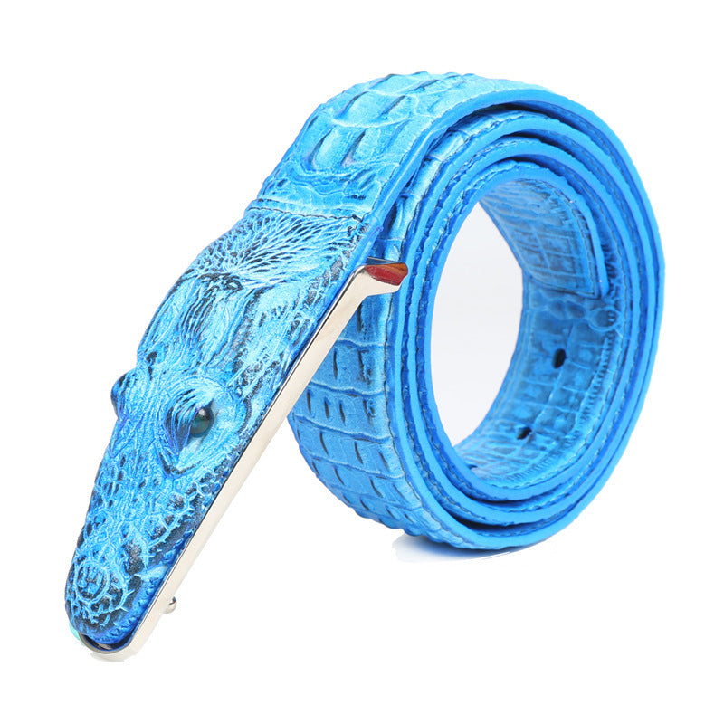 Men's leather belt