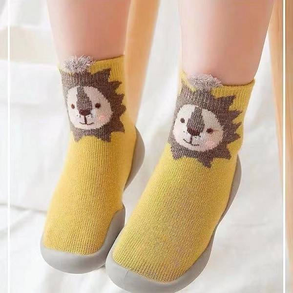 Cute cartoon animals toddler baby socks shoes