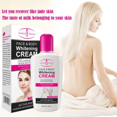 Milk face and body whitening cream  (Available)