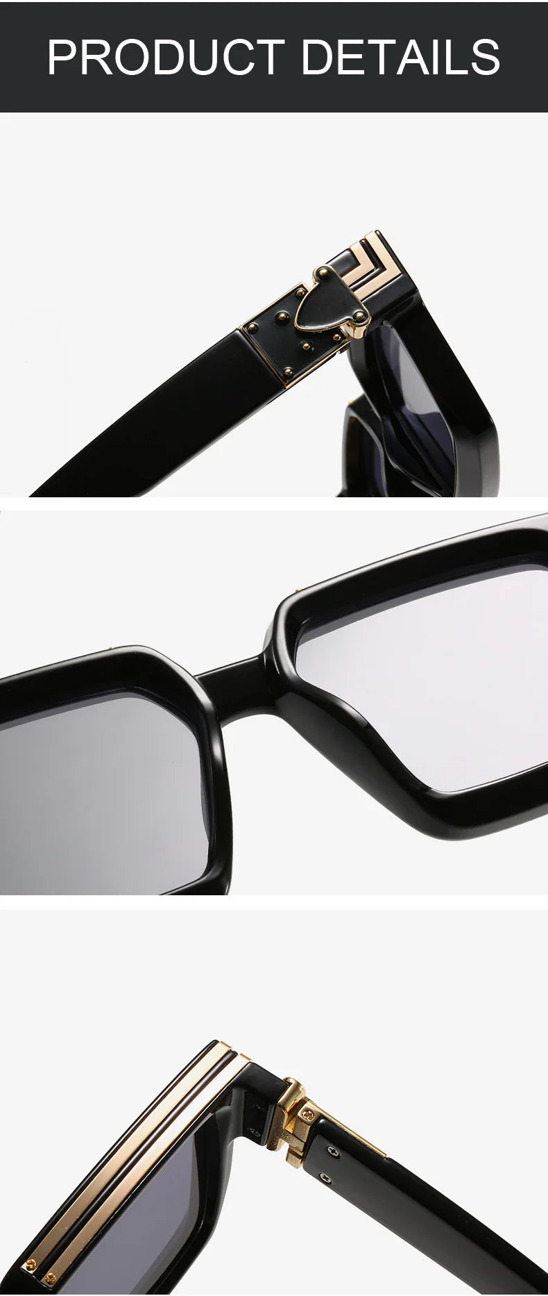 Classic Sunglasses Men Women Driving Square Frame Fishing Travel Sun Glasses Male Goggles Sports UV400 Eyewear