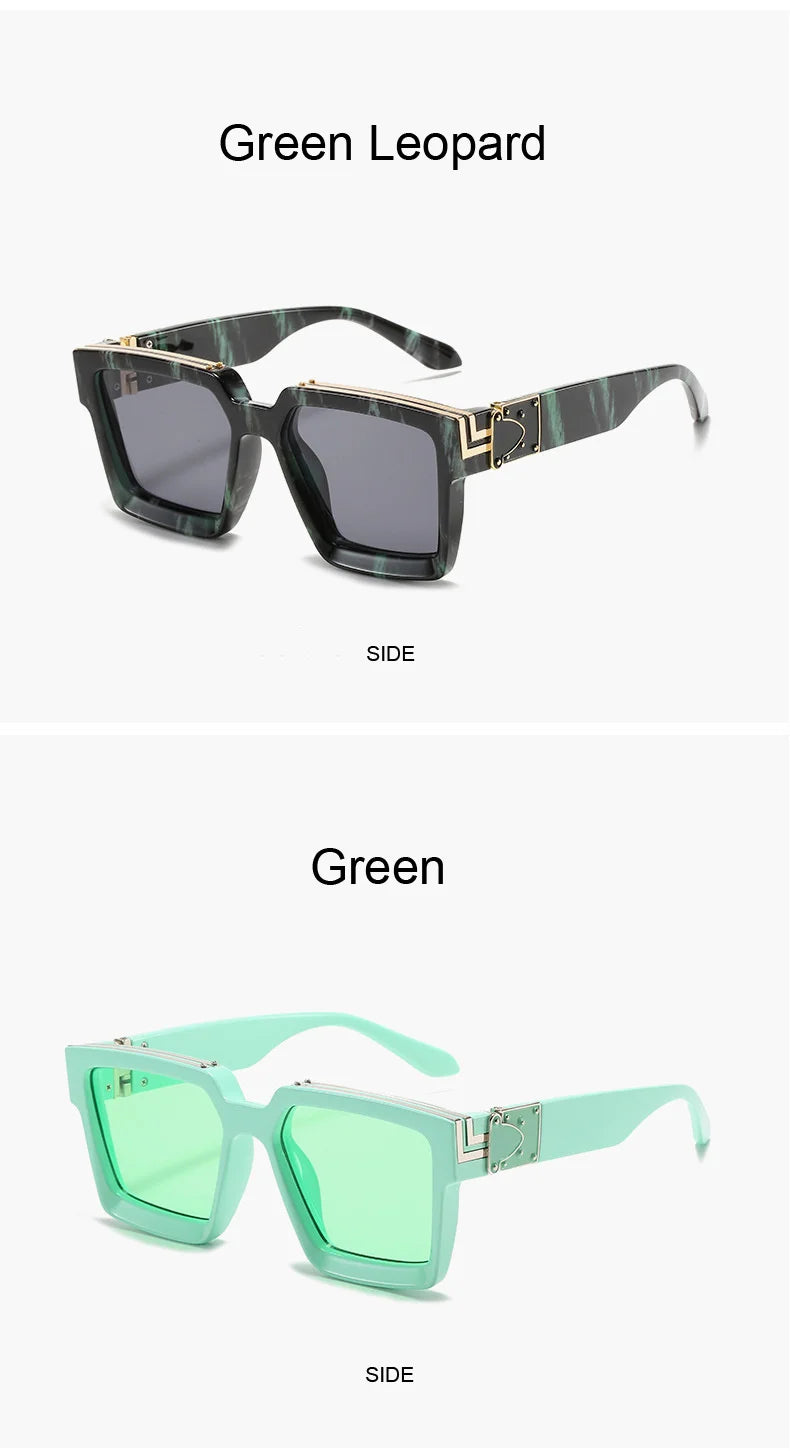 Classic Sunglasses Men Women Driving Square Frame Fishing Travel Sun Glasses Male Goggles Sports UV400 Eyewear