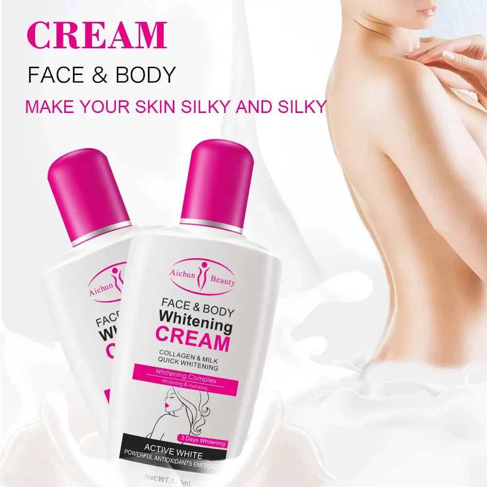 Milk face and body whitening cream  (Available)