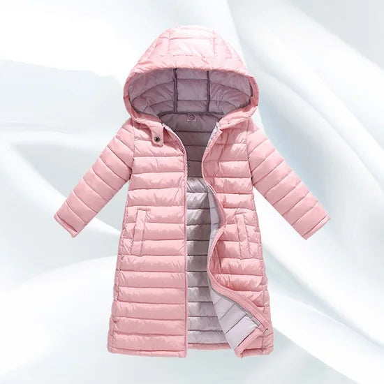 Autumn Winter Outerwear Jacket For Boys Girls Clothes Cotton-Padded Hooded Kids Coat Children Clothing Parkas Soft Thin Overall
