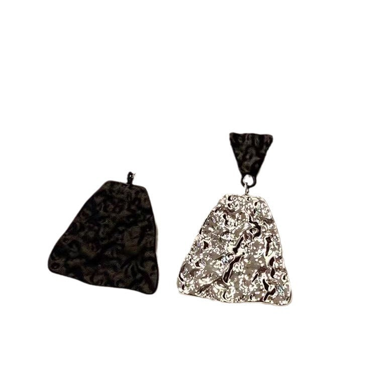 Sterling Silver Needle Creative Low-key Matching Earrings