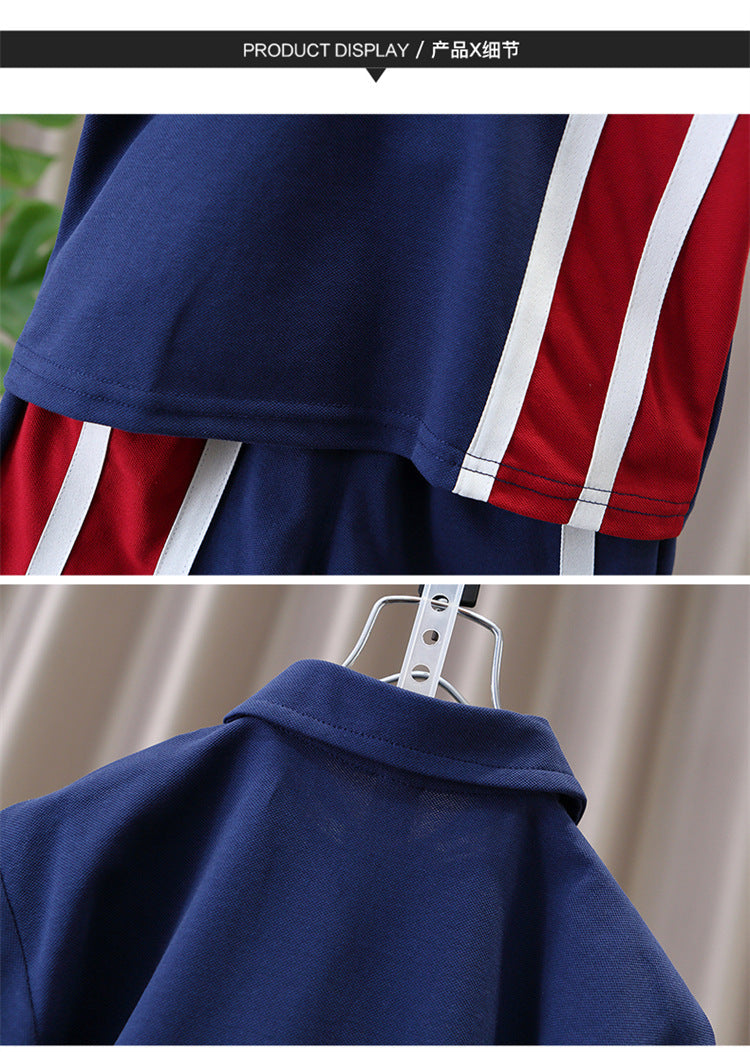 Summer Baby Boys Clothes Suits Kids Patchwork POLO Shirts and Shorts 2pcs Suit Children Short Sleeve Tracksuits Boys Sports Set