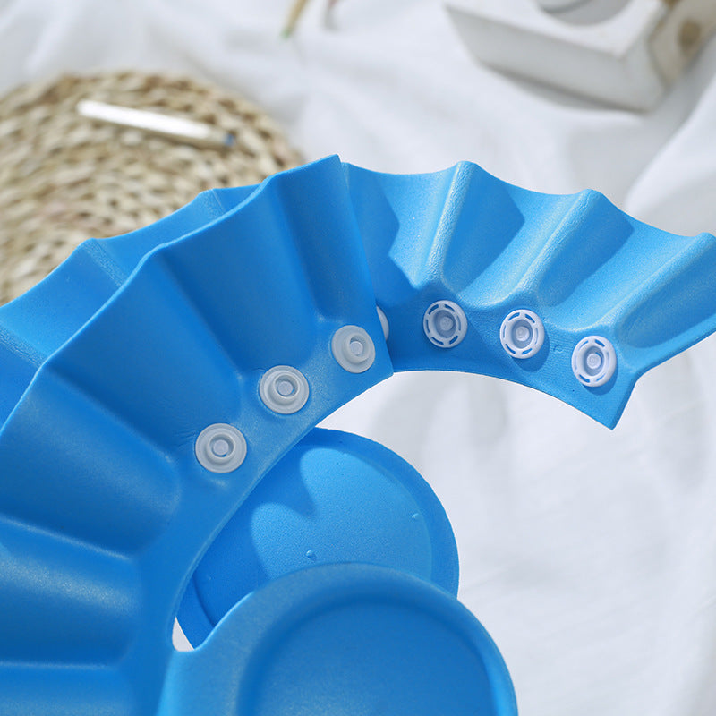 Adjustable children's shampoo cap baby shampoo cap baby bath cap waterproof cap children's shampoo cap (Available)