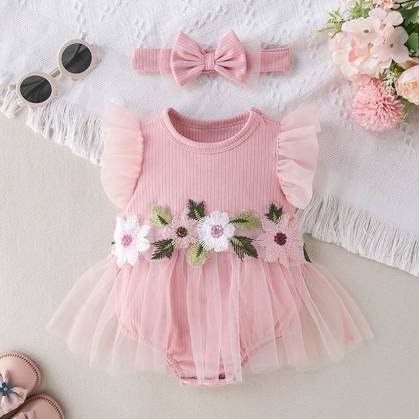 Summer European and American style small flying sleeves dress