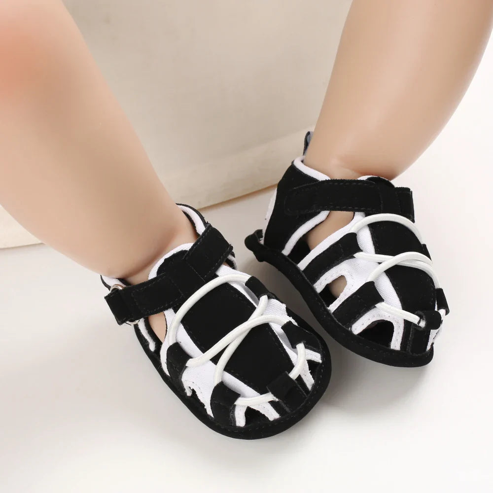 VALEN SINA 0-18M Newborn Baby Girls Summer Shoes Sandals First Walkers Newborn Shoes Casual Soft Sole Sandals Toddler Shoes (Available)