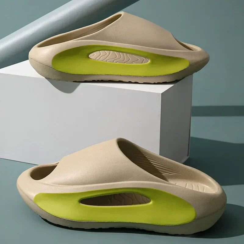 Men's Summer Slippers for Men Shoes Thick Sole Leisure 2024 New Style Suitable for Outdoor Wear Popular in Vietnam Beach Sandals