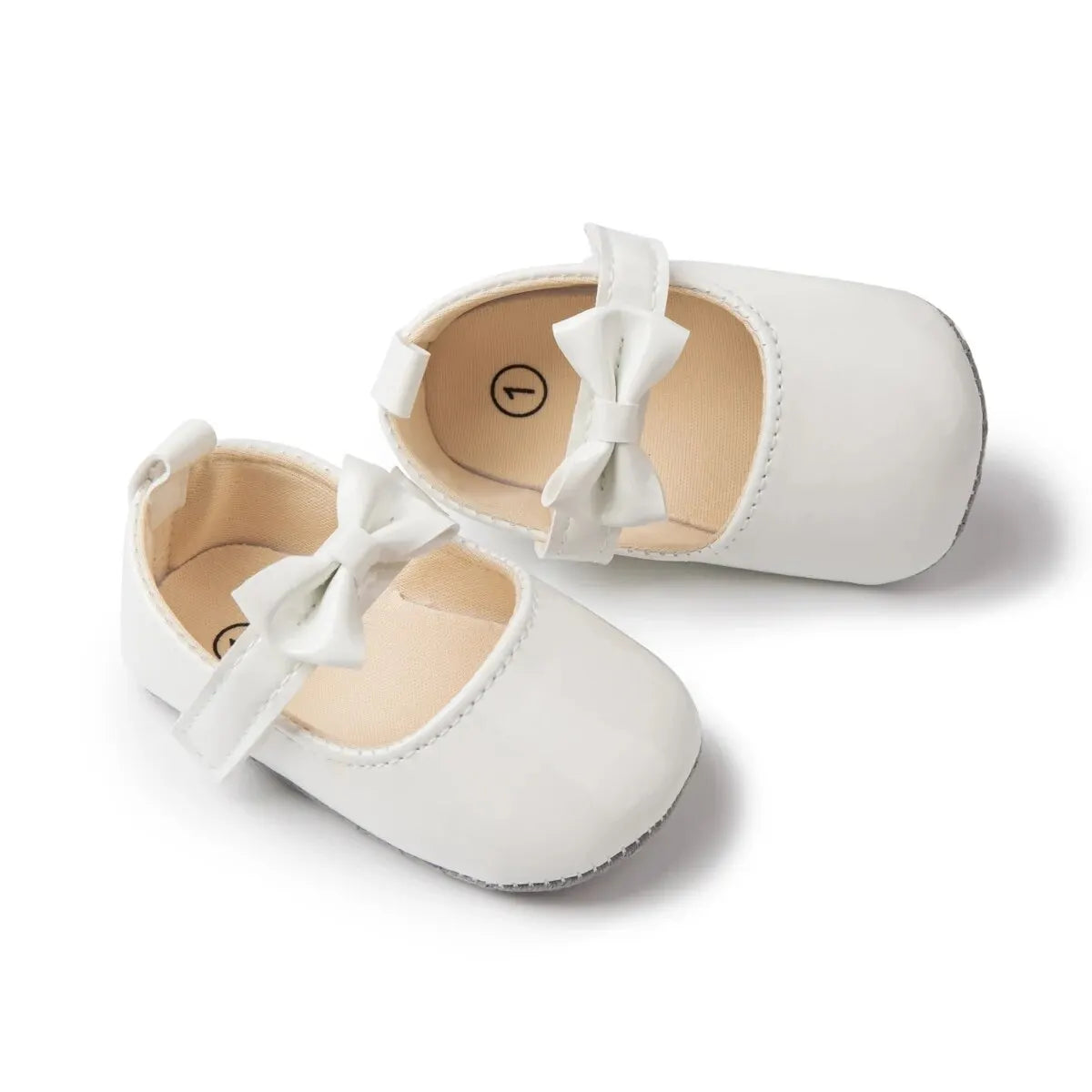 Baby Girls Shoes Bowknot Princess Dress Shoes PU Anti-slip Soft Sole Infant First Walkers Newborn Crib Baby Shoes
