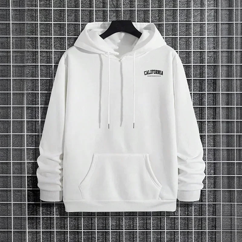 Men's Hoodie Fall Winter High Grade Warm Sweatshirt Male Daily Casual Fashion Pullover Outdoor Gym Fitness Sporty Top