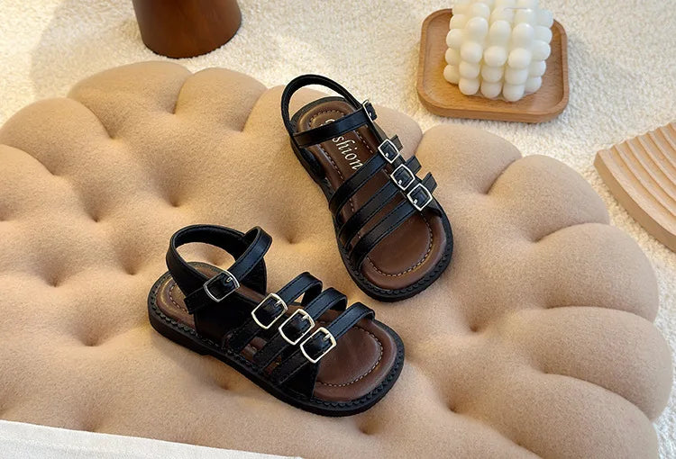 Summer New Collection Forest Girl Shoe Hollow Princess Shoe Fashion Roman Sandals Soft Sole Boy Beach Shoe