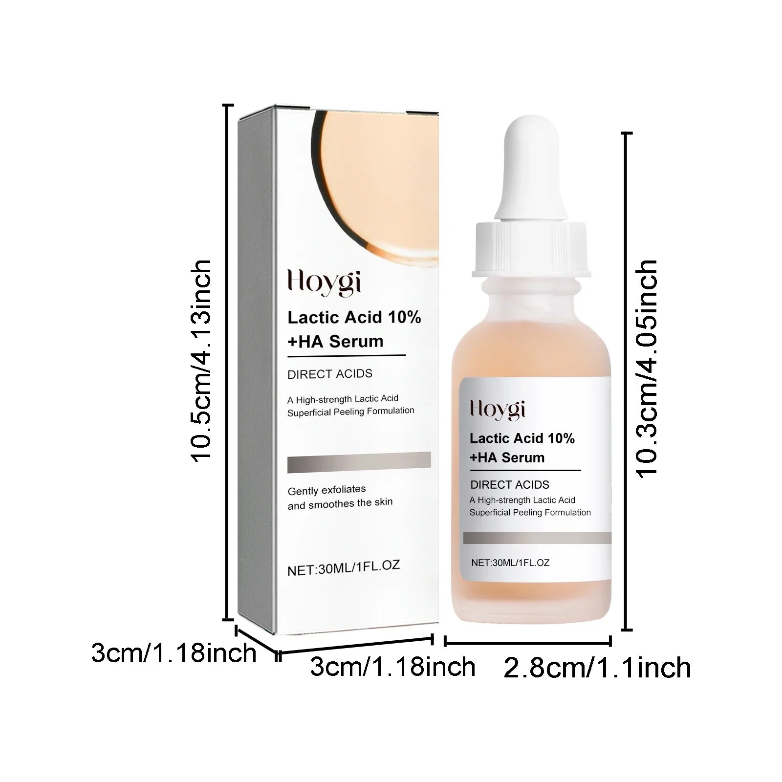 Lactic Acid Shrink Pores Serum Fast Large Pores Removal Firming Skin Essence Firming Smoothing Nourishing Repair Face Skin Care