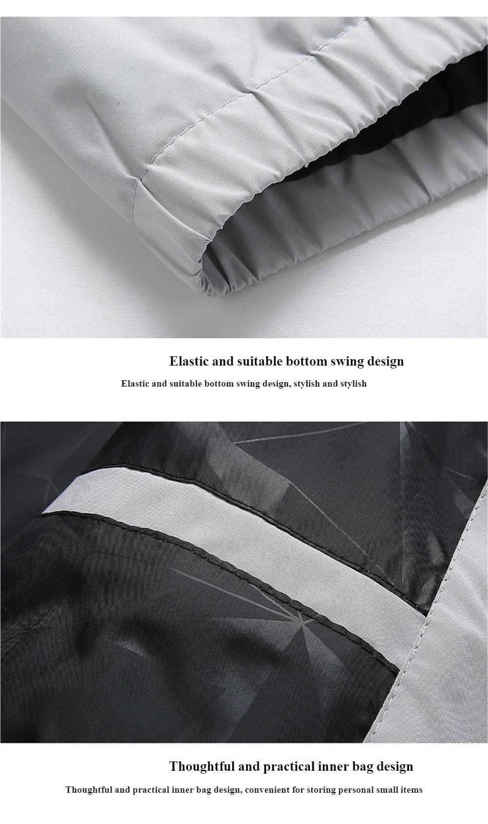 Men's hooded casual jackets, outdoor hiking and mountaineering suits, sports jackets, solid and well-fitting clothes for men