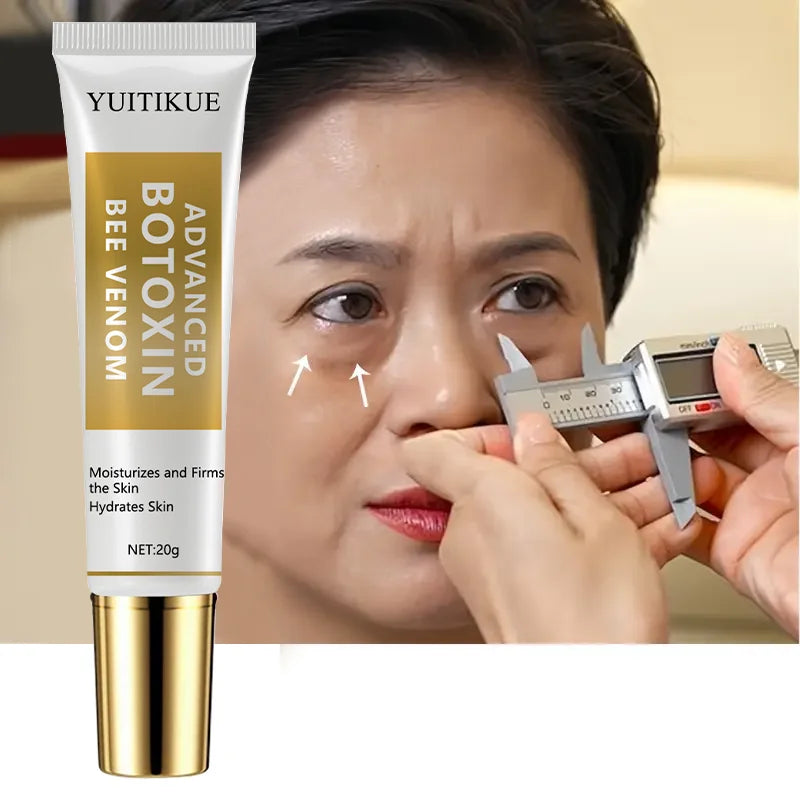 Moisturizes and tightens the skin around the eyes, moisturizes the skin, lifts and tightens the eye area to make