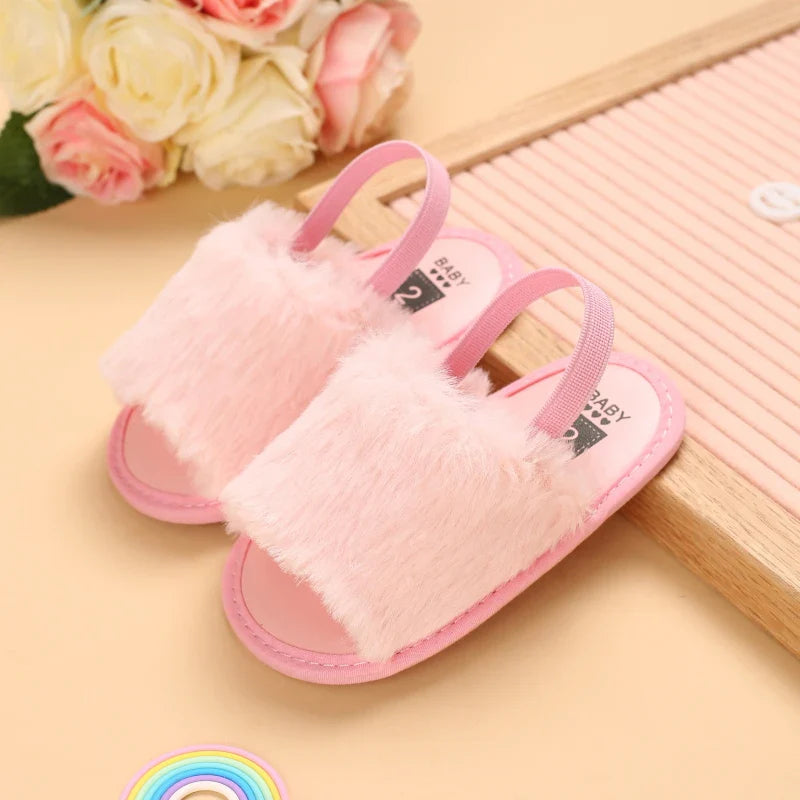 VALEN SINA 0-18M Newborn Baby Girls Summer Shoes Sandals First Walkers Newborn Shoes Casual Soft Sole Sandals Toddler Shoes (Available)