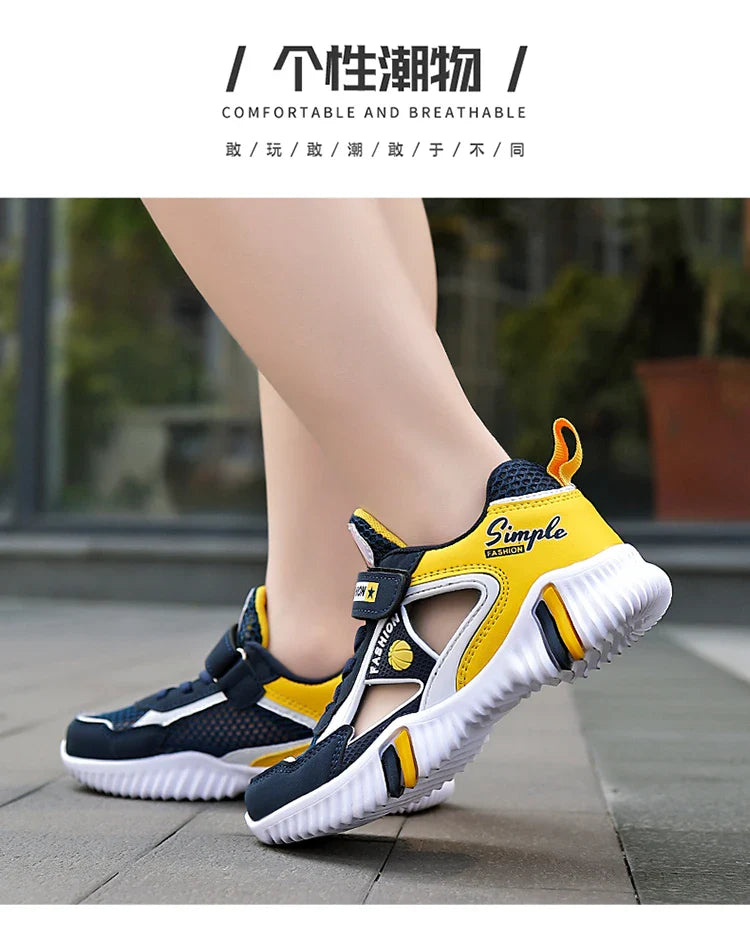 Summer Kids Sandals Breathable Boys and Girls Soft and Comfortable Beach Shoes Outdoor Lightweight Slippers
