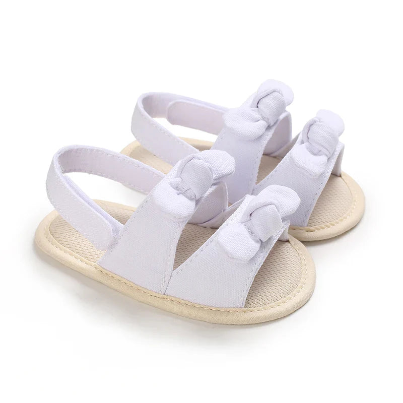 VALEN SINA 0-18M Newborn Baby Girls Summer Shoes Sandals First Walkers Newborn Shoes Casual Soft Sole Sandals Toddler Shoes (Available)