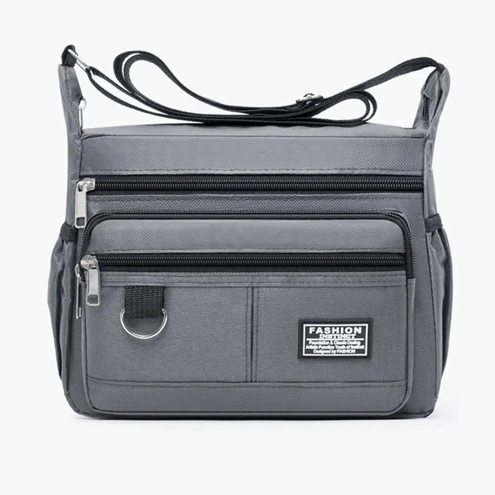 Men's Messenger Bag Men Crossbody Bag Single Shoulder Bags Big Capacity Storage Bag Multi-Pockets Business Crossbody Bags